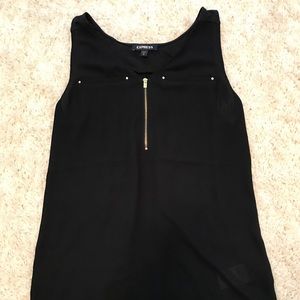 Black Express sleeveless top S